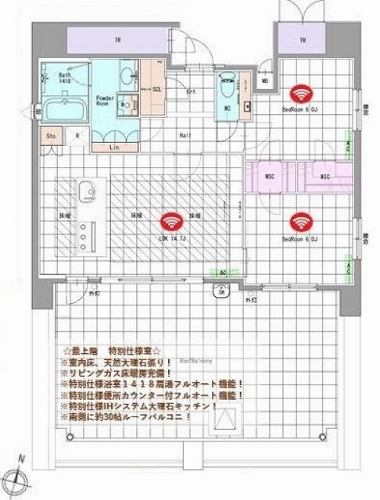 物件○○の間取り図