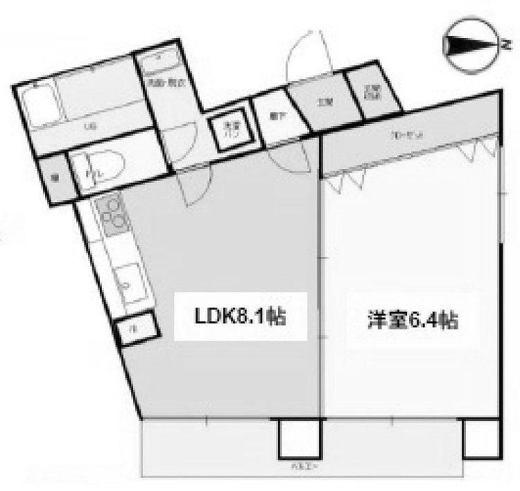 物件○○の間取り図