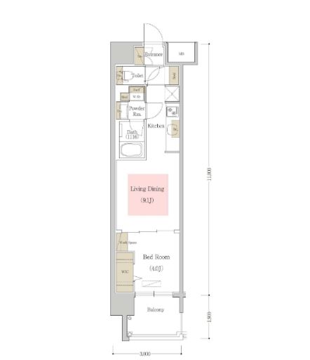 物件○○の間取り図