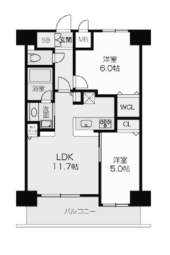 物件○○の間取り図