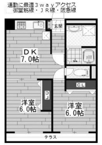 物件○○の間取り図