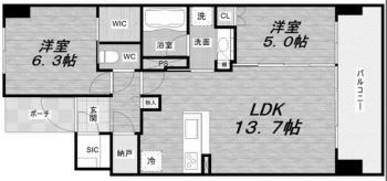 物件○○の間取り図