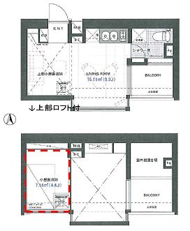 物件○○の間取り図