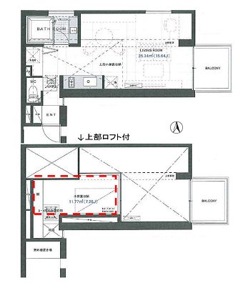 物件○○の間取り図