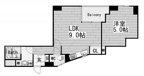 物件○○の間取り図