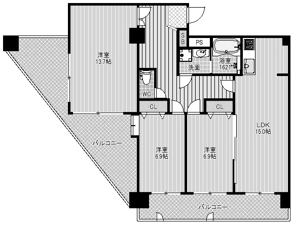 物件○○の間取り図