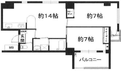 物件○○の間取り図