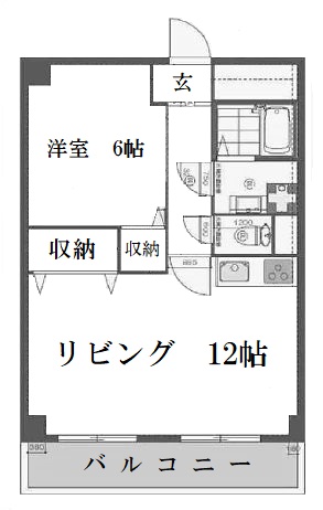 物件○○の間取り図