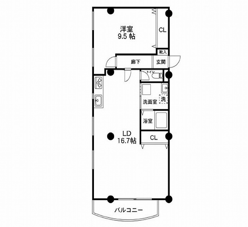 物件○○の間取り図