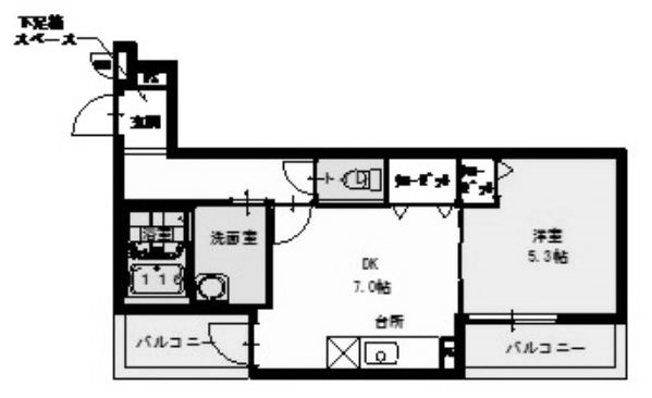 物件○○の間取り図