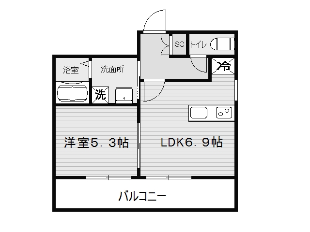 物件○○の間取り図