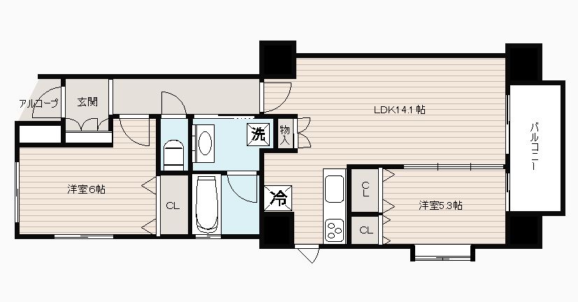 物件○○の間取り図