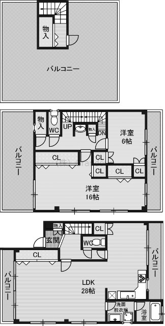 物件○○の間取り図