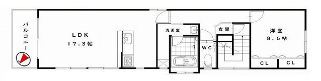 物件○○の間取り図