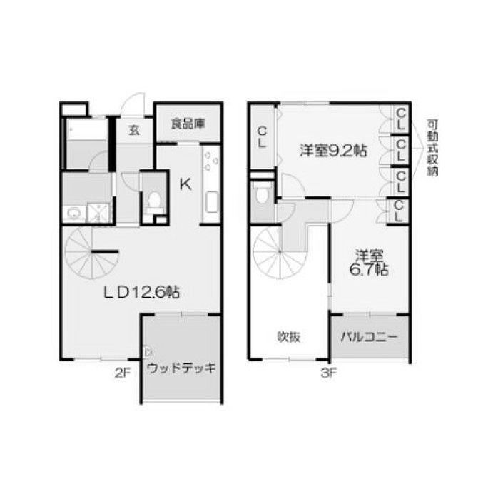 物件○○の間取り図