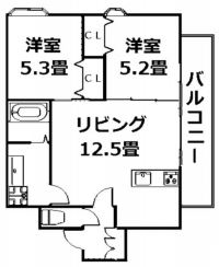 物件○○の間取り図