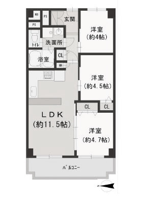 物件○○の間取り図