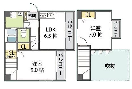 物件○○の間取り図