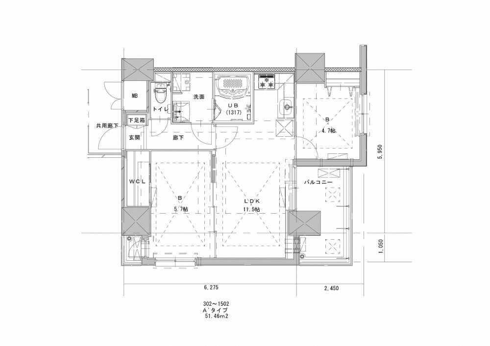 物件○○の間取り図