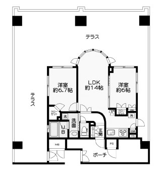 物件○○の間取り図