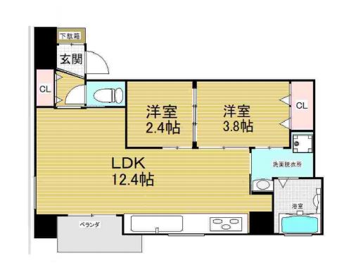 物件○○の間取り図