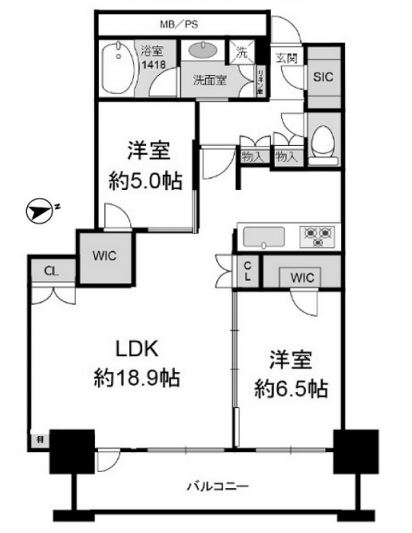 物件○○の間取り図