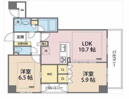 物件○○の間取り図