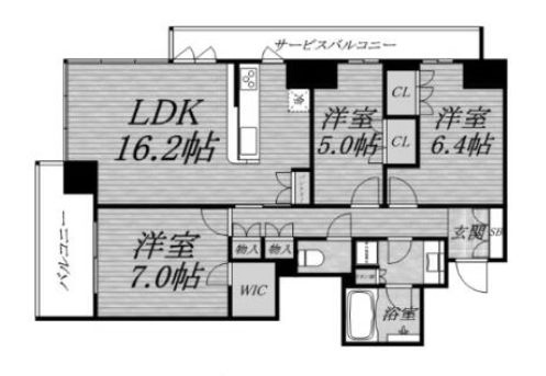 物件○○の間取り図