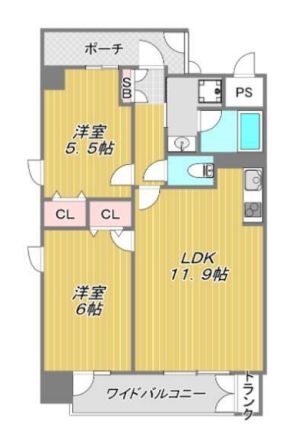 物件○○の間取り図