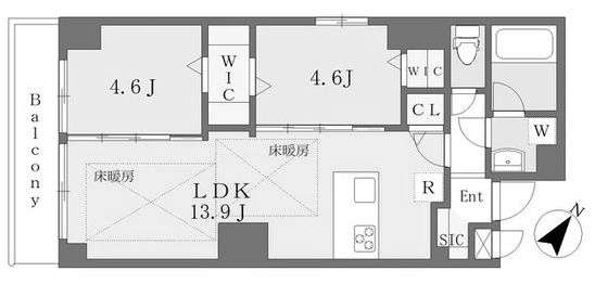 物件○○の間取り図