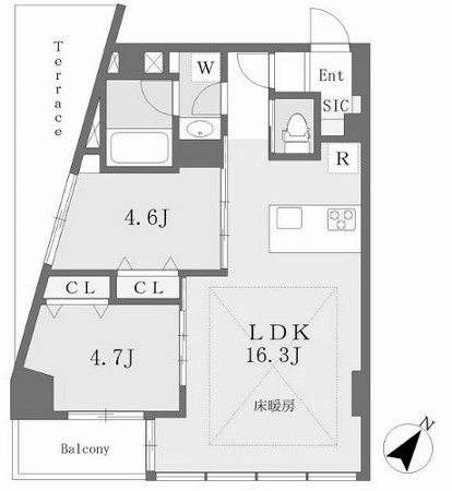 物件○○の間取り図