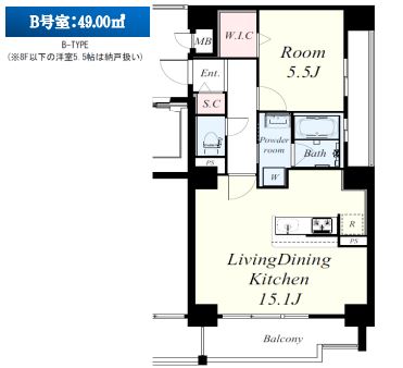 物件○○の間取り図