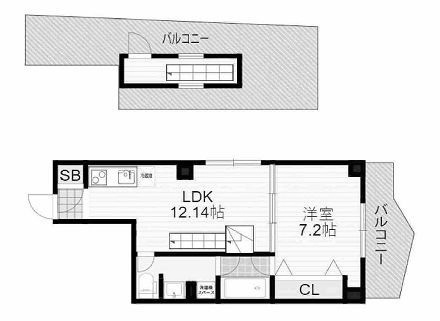 物件○○の間取り図