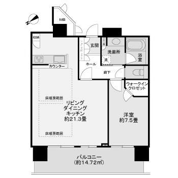 物件○○の間取り図