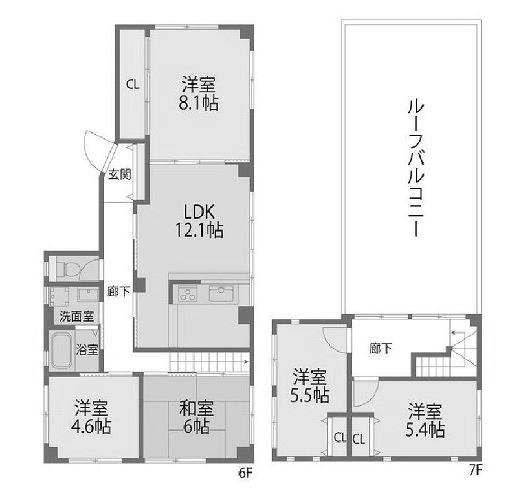 物件○○の間取り図