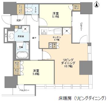 物件○○の間取り図