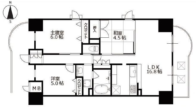 物件○○の間取り図