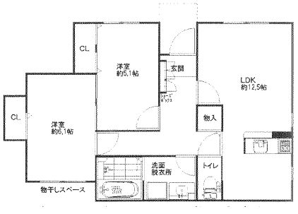 物件○○の間取り図