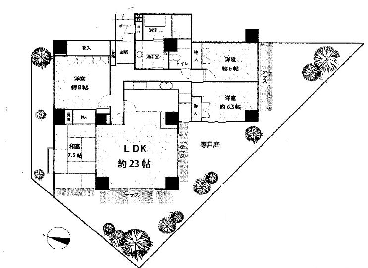 物件○○の間取り図