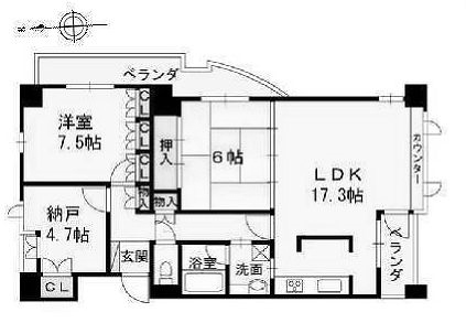 物件○○の間取り図