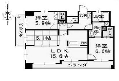 物件○○の間取り図