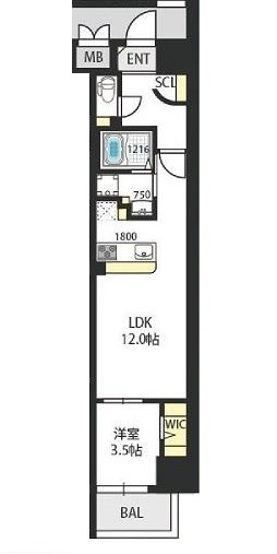 物件○○の間取り図