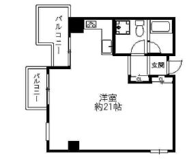 物件○○の間取り図