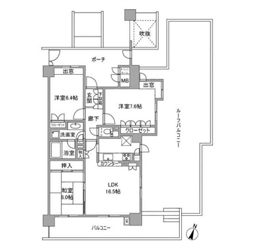 物件○○の間取り図