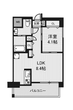 物件○○の間取り図