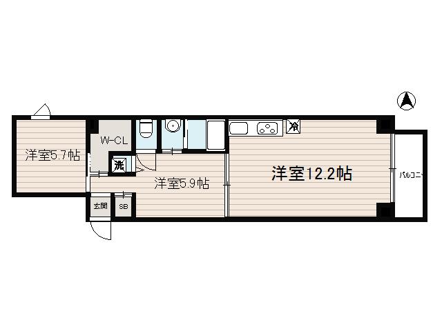 物件○○の間取り図