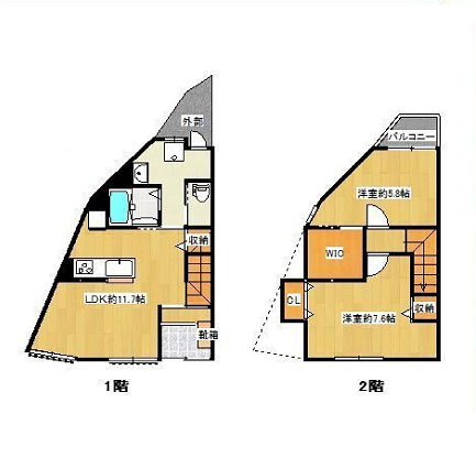 物件○○の間取り図