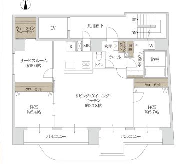 物件○○の間取り図