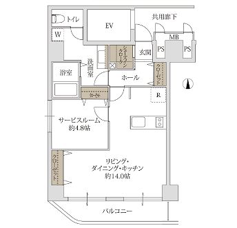 物件○○の間取り図