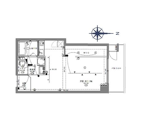 物件○○の間取り図